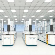 全钢实验台工作台实验室中央操作台钢木实验桌实心理化板试验台